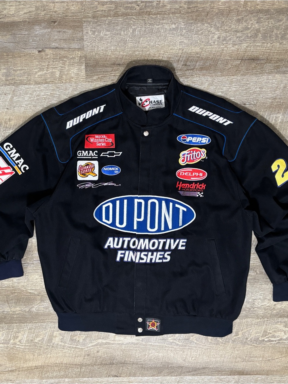 Vintage Jeff Gordon Nascar Jacket Men's XXL 90's Dupont Pepsi Nomex Y2K *READ*